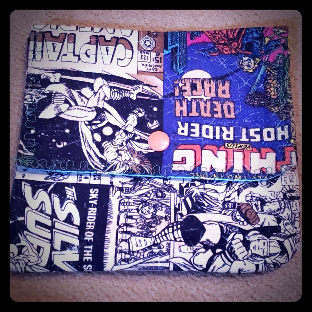 Handmade Marvel comics clutch! Fantastic 4, Hulk